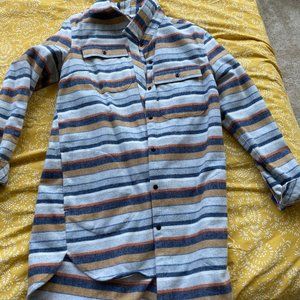 LL Bean long striped shirt